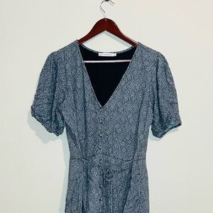 Abercrombie and Fitch blue floral dress